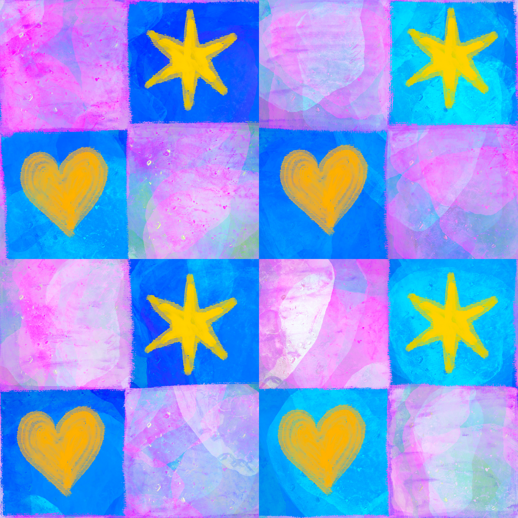 3 Colourful Repeating Patterns — Instant Download