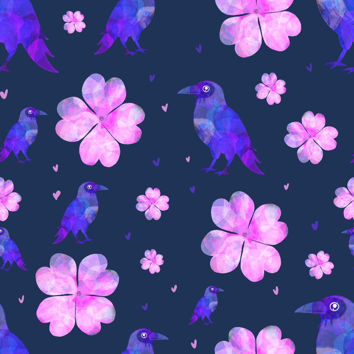 FREE DOWNLOAD - Clover & Crow pattern — Instant Download