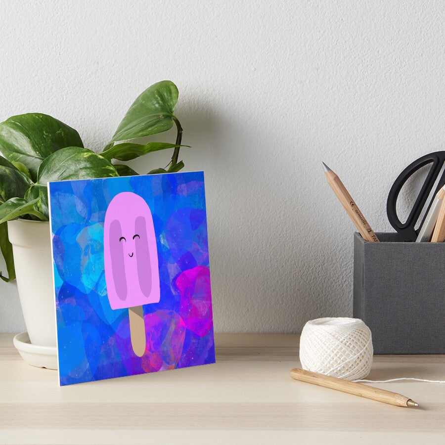 Happy Ice-cream Art Print — Instant Download