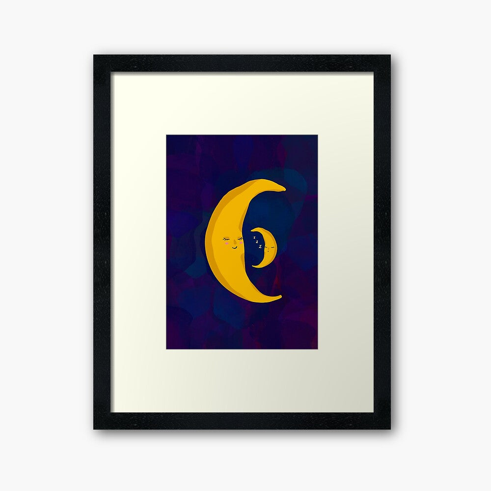 Sleeping Moons Art Print — Instant Download