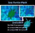 Sea Turtle Pack — Instant Download