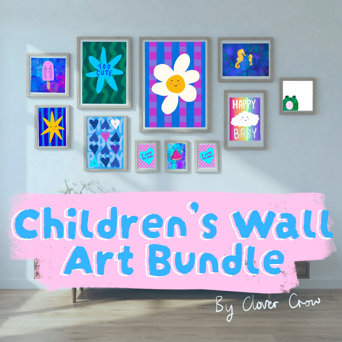 Children’s Wall Art Bundle — 11 Digital Prints — Instant Download